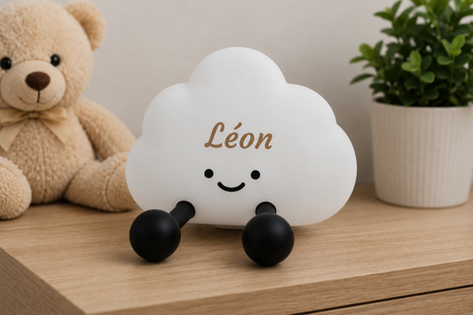 Veilleuse bébé personnalisée ☁️
